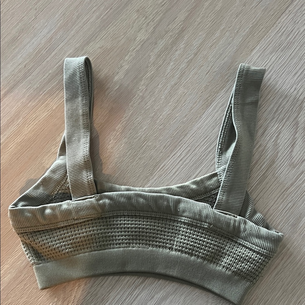 FP Movement by Free People Sage Ribbed Bralette - Picture 2 of 4